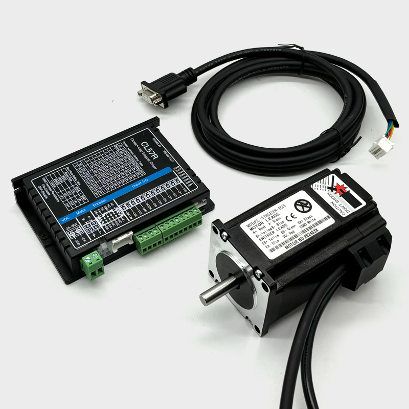 RS485 Modbus digital Hss57 nema23 closed loop stepper motor and driver